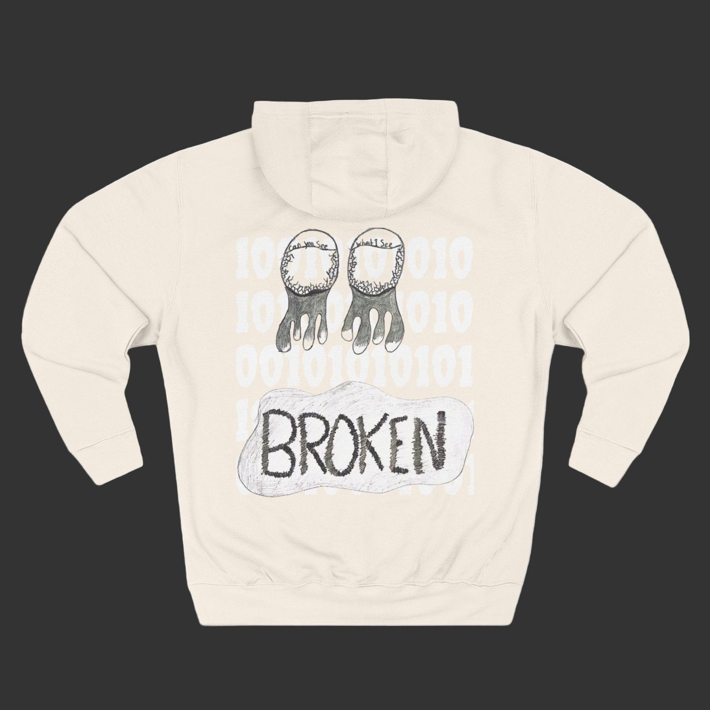 'BROKEN' Design Hoodie