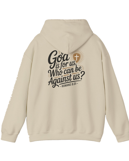 If God Is For Us Hoodie | Romans 8:31 Christian Streetwear