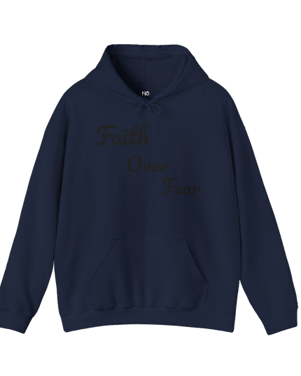 Faith Over Fear Hoodie — "He Broke Me to Rebuild Me Holy" Christian Inspirational Hoodie
