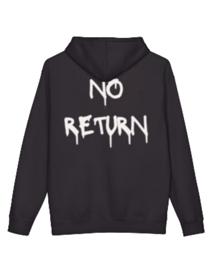 No Return Hoodie - No - Return - Apparel