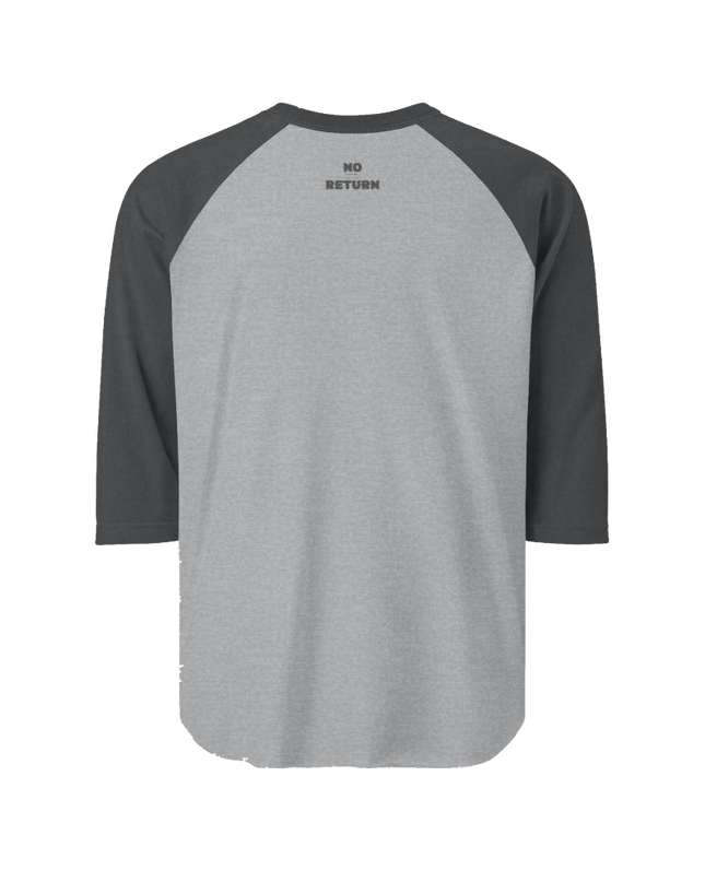 NO RETURN // RAMSKULL 3/4 Sleeve Raglan