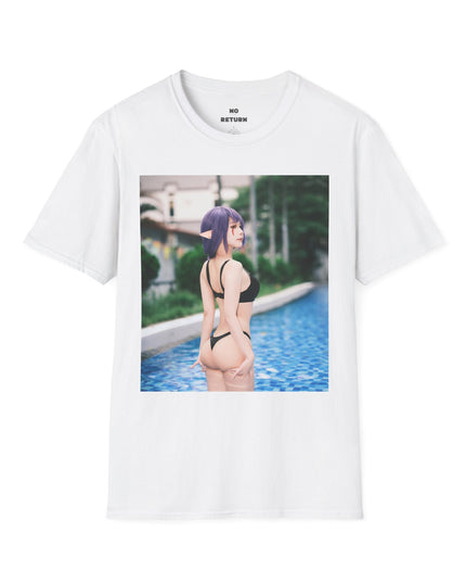 Poolside Elf Aesthetic Tee - No - Return - Apparel