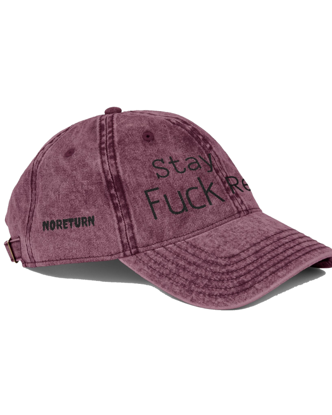 Stay Off. Fuck Ready. Dad Hat (Distressed Edition)