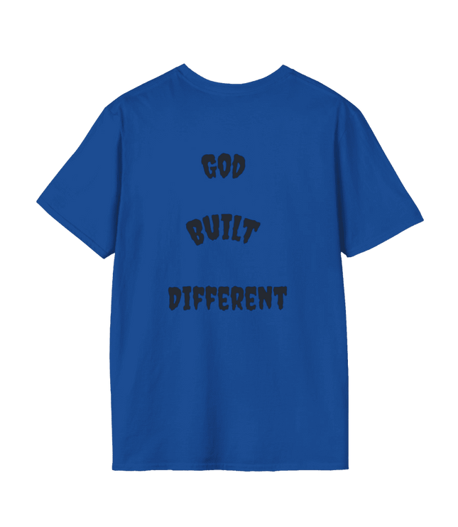 Strength Ain't Store - Bought T-Shirt — "God Built Different" Inspirational Tee - No - Return - Apparel